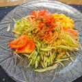 贅沢な夏野菜の「冷やし中華」